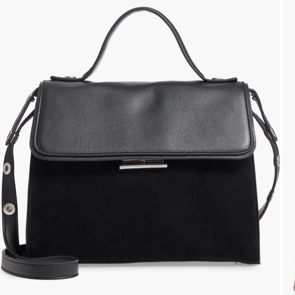 Genuine Leather & Suede bag - Picture 1 of 8